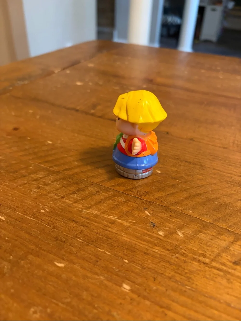Fisher Price Little People Eddie silver bottom as is